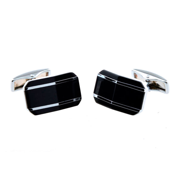 Plain Colour Metal Cufflinks