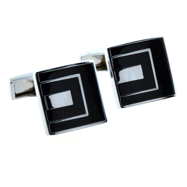 Enamel Dropping Glue Cufflinks