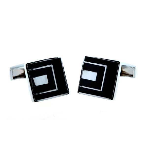 Enamel Dropping Glue Cufflinks