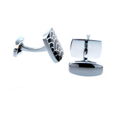 Enamel Dropping Glue Cufflinks