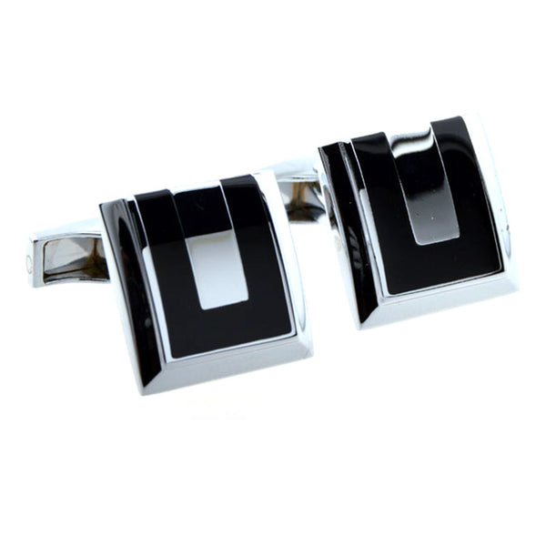 Enamel Dropping Glue Cufflinks