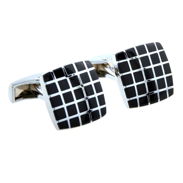 Enamel Dropping Glue Cufflinks