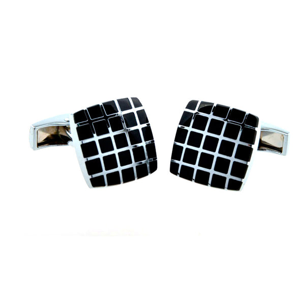 Enamel Dropping Glue Cufflinks