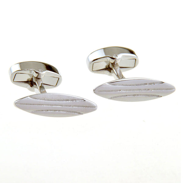 Plain Colour Metal Cufflinks