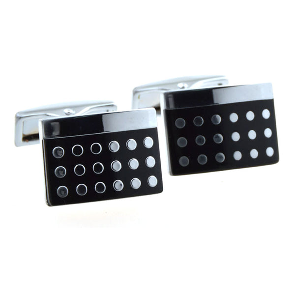 Enamel Dropping Glue Cufflinks