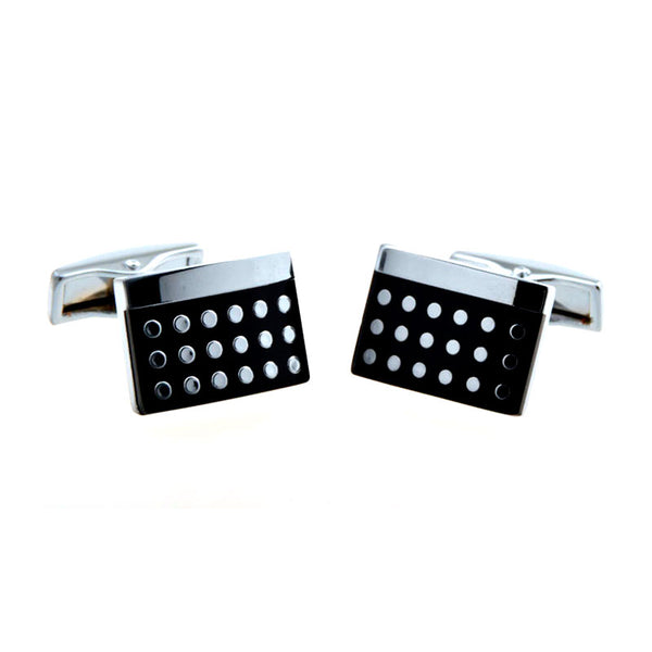 Enamel Dropping Glue Cufflinks