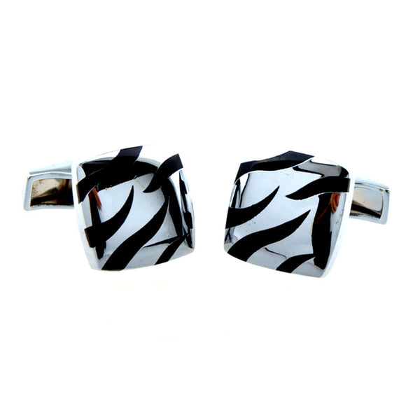 Enamel Dropping Glue Cufflinks