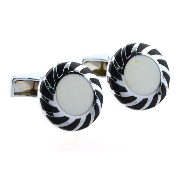 Enamel Dropping Glue Cufflinks