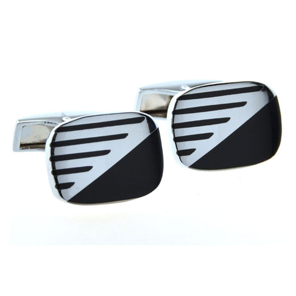 Enamel Dropping Glue Cufflinks