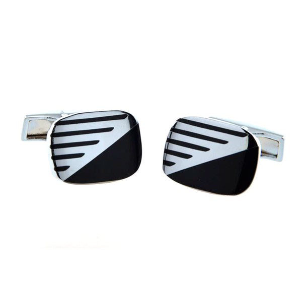 Enamel Dropping Glue Cufflinks