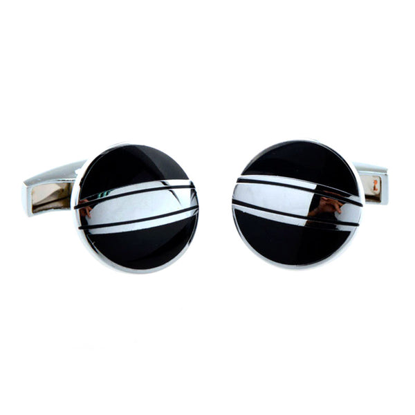 Enamel Dropping Glue Cufflinks