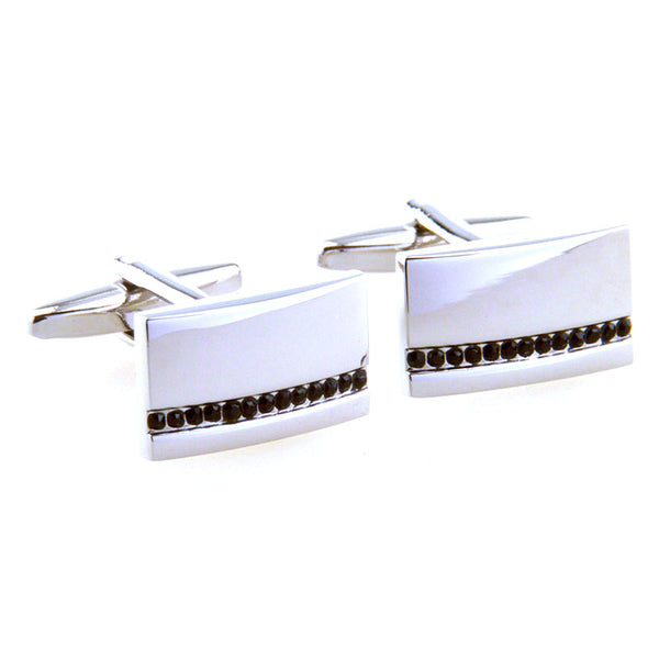 Crystal Zircon Cufflinks