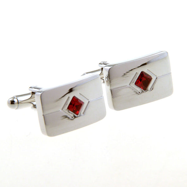 Crystal Zircon Cufflinks