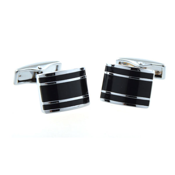 Enamel Dropping Glue Cufflinks