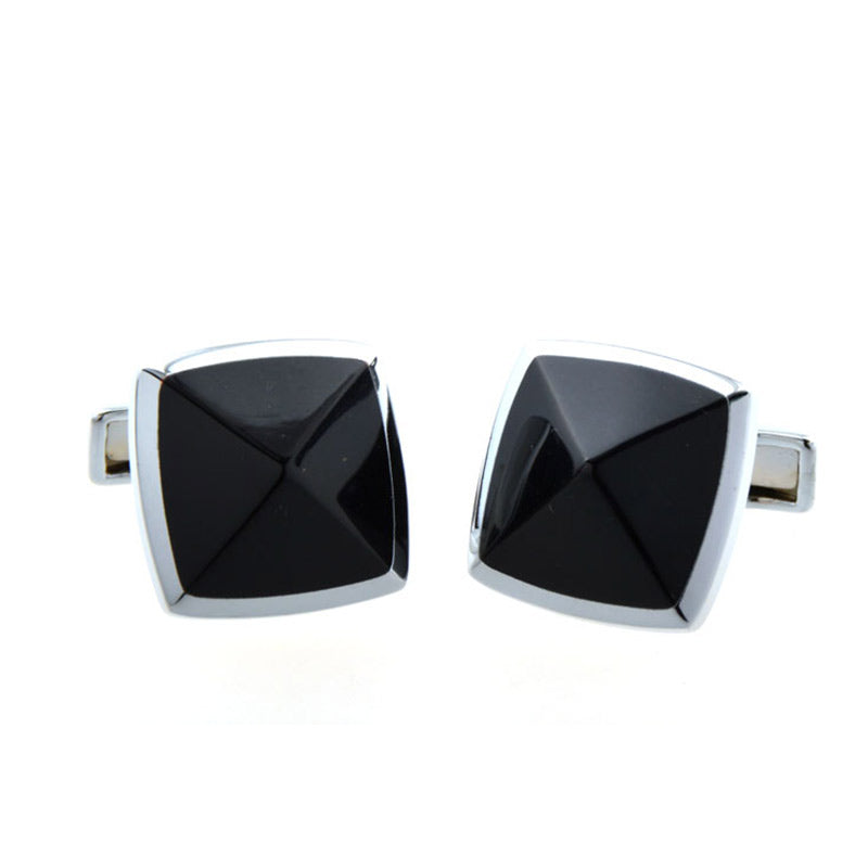 Plain Colour Metal Cufflinks