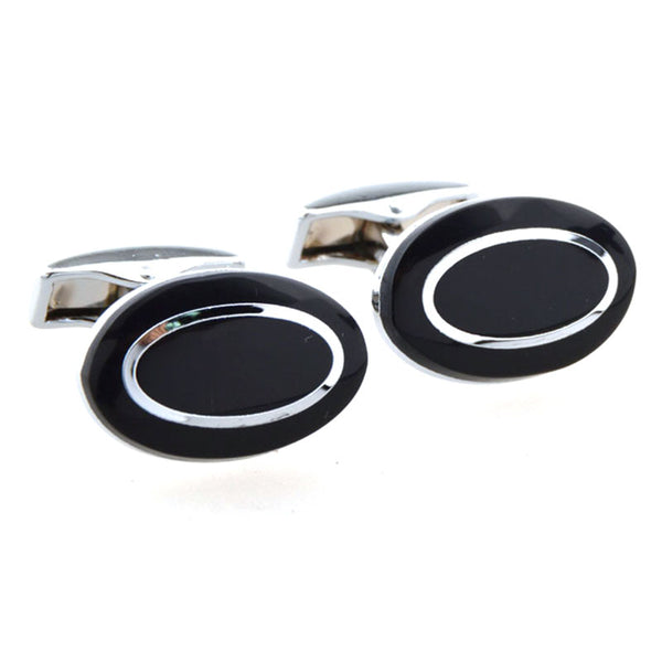 Enamel Dropping Glue Cufflinks