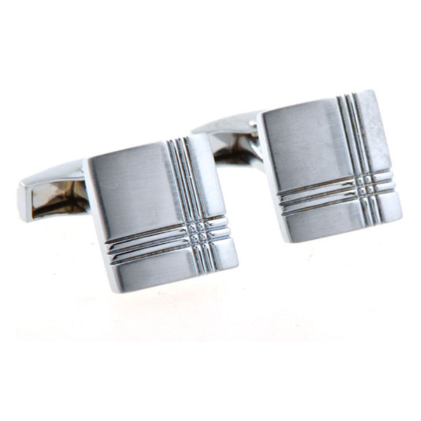 Plain Colour Metal Cufflinks