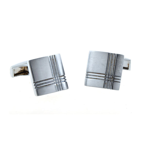 Plain Colour Metal Cufflinks