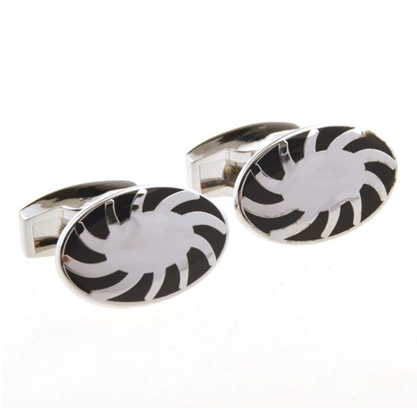 Enamel Dropping Glue Cufflinks