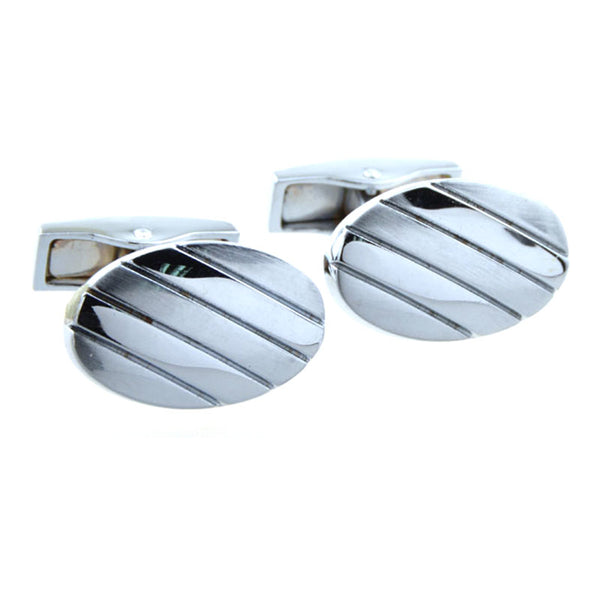 Plain Colour Metal Cufflinks