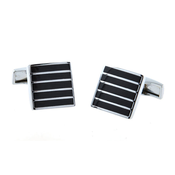 Enamel Dropping Glue Cufflinks