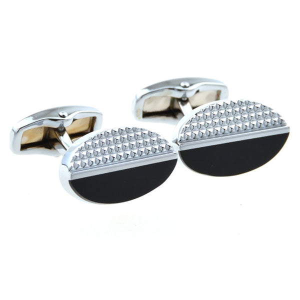 Enamel Dropping Glue Cufflinks