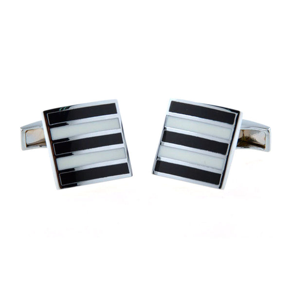 Enamel Dropping Glue Cufflinks