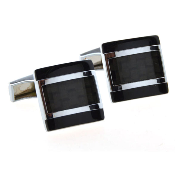 Enamel Dropping Glue Cufflinks