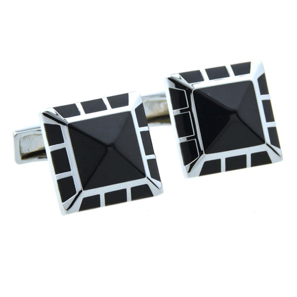 Enamel Dropping Glue Cufflinks