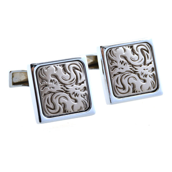 Plain Colour Metal Cufflinks