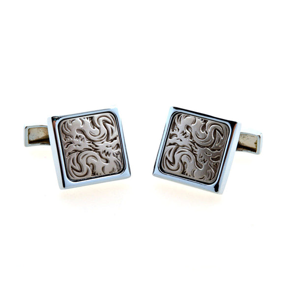 Plain Colour Metal Cufflinks