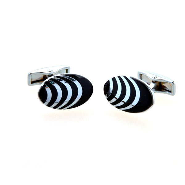 Enamel Dropping Glue Cufflinks