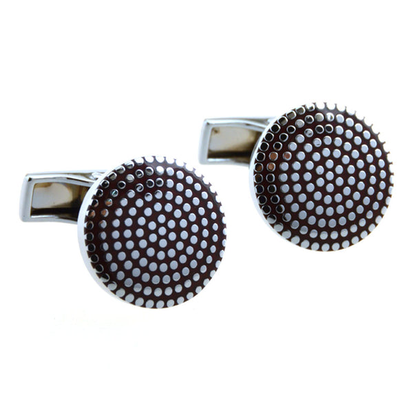 Enamel Dropping Glue Cufflinks