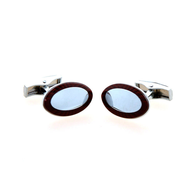 Enamel Dropping Glue Cufflinks