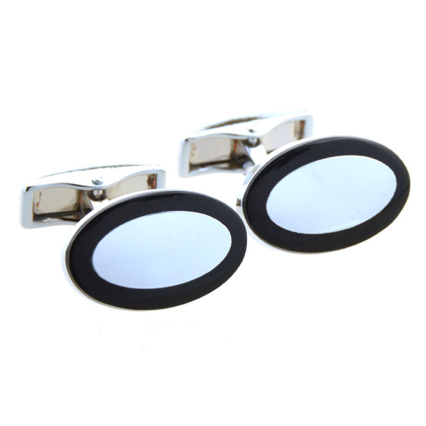 Enamel Dropping Glue Cufflinks