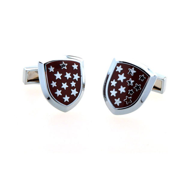 Enamel Dropping Glue Cufflinks