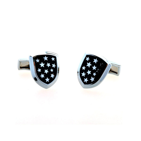 Enamel Dropping Glue Cufflinks