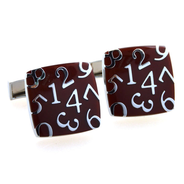 Enamel Dropping Glue Cufflinks