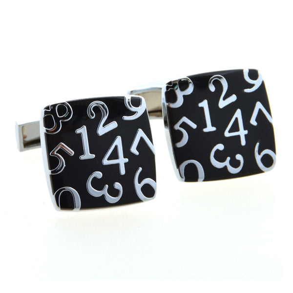 Enamel Dropping Glue Cufflinks