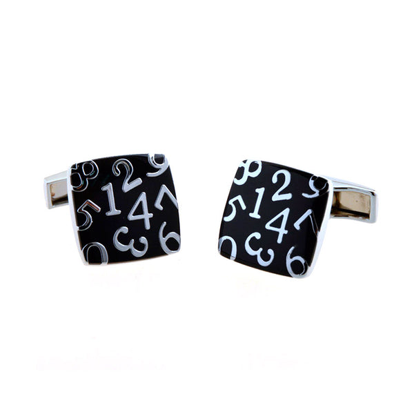 Enamel Dropping Glue Cufflinks