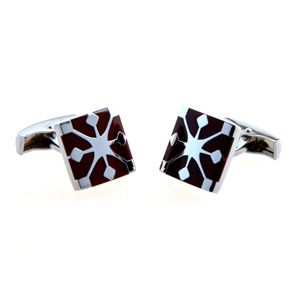 Enamel Dropping Glue Cufflinks