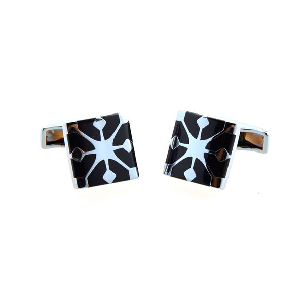 Enamel Dropping Glue Cufflinks