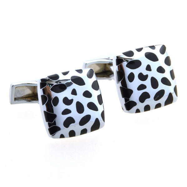 Enamel Dropping Glue Cufflinks