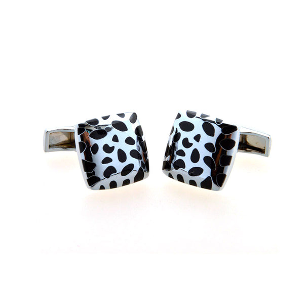 Enamel Dropping Glue Cufflinks