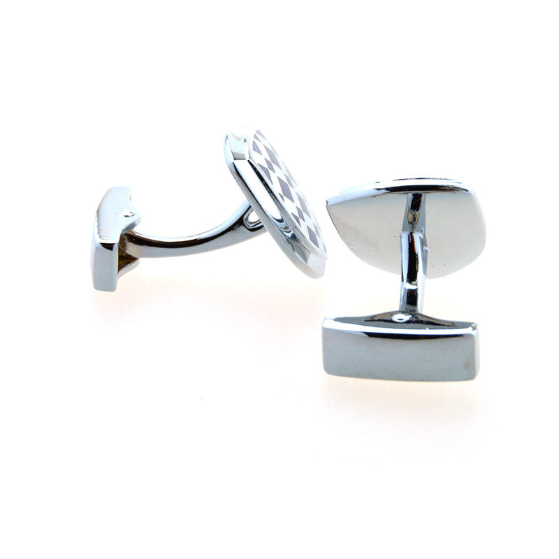 Enamel Dropping Glue Cufflinks