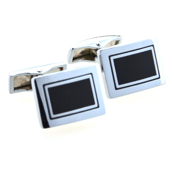 Enamel Dropping Glue Cufflinks