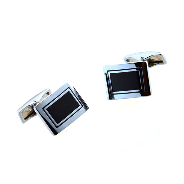 Enamel Dropping Glue Cufflinks