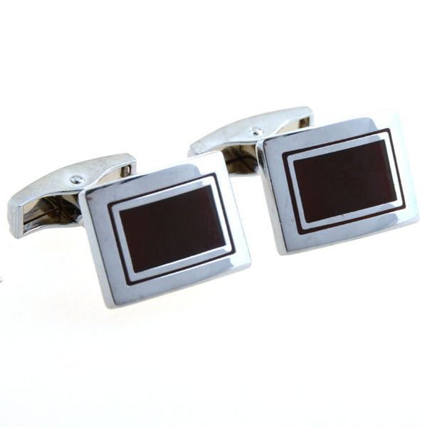 Enamel Dropping Glue Cufflinks