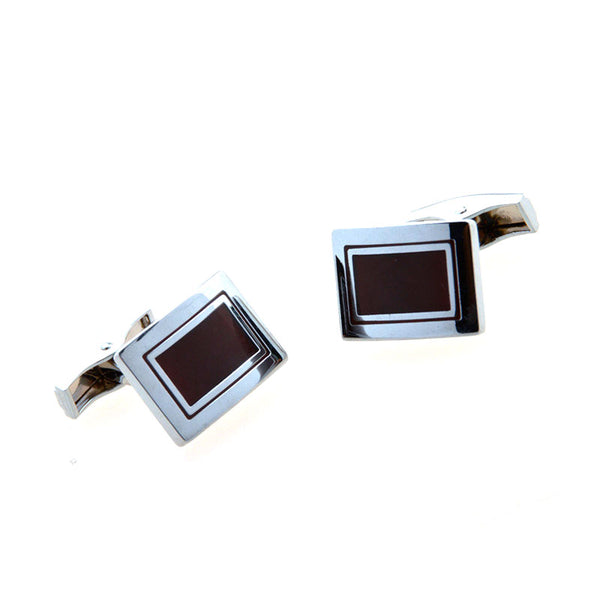 Enamel Dropping Glue Cufflinks