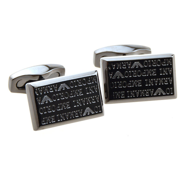 Plain Colour Metal Cufflinks